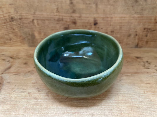 Blank grøn unika skål