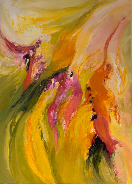 Maleri "Birds appear"