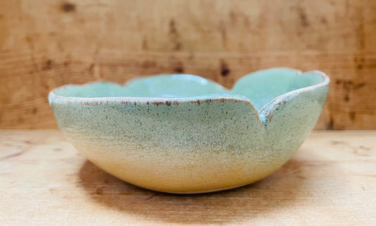 Kobbergrøn unika skål