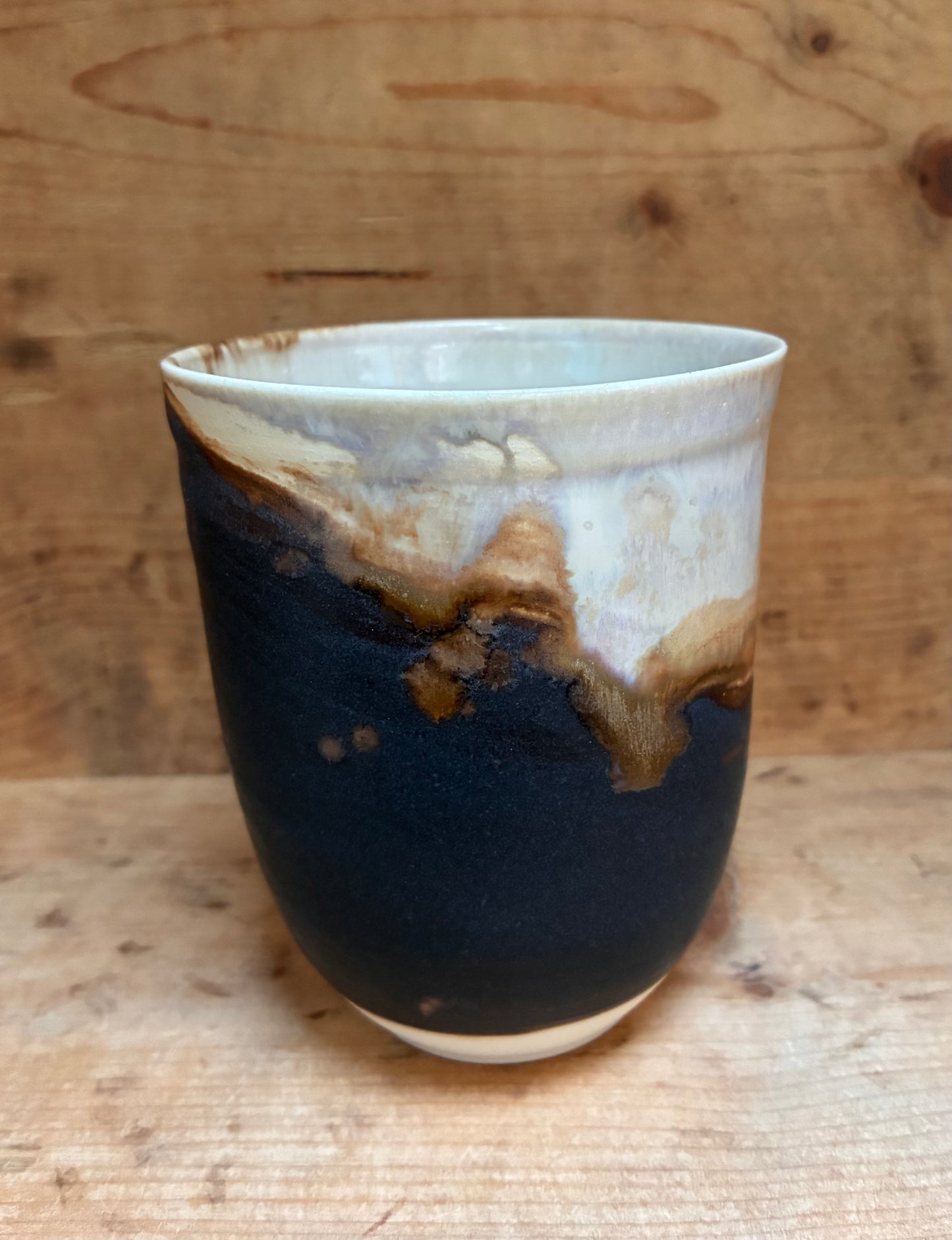 Unikt håndmalet stort krus