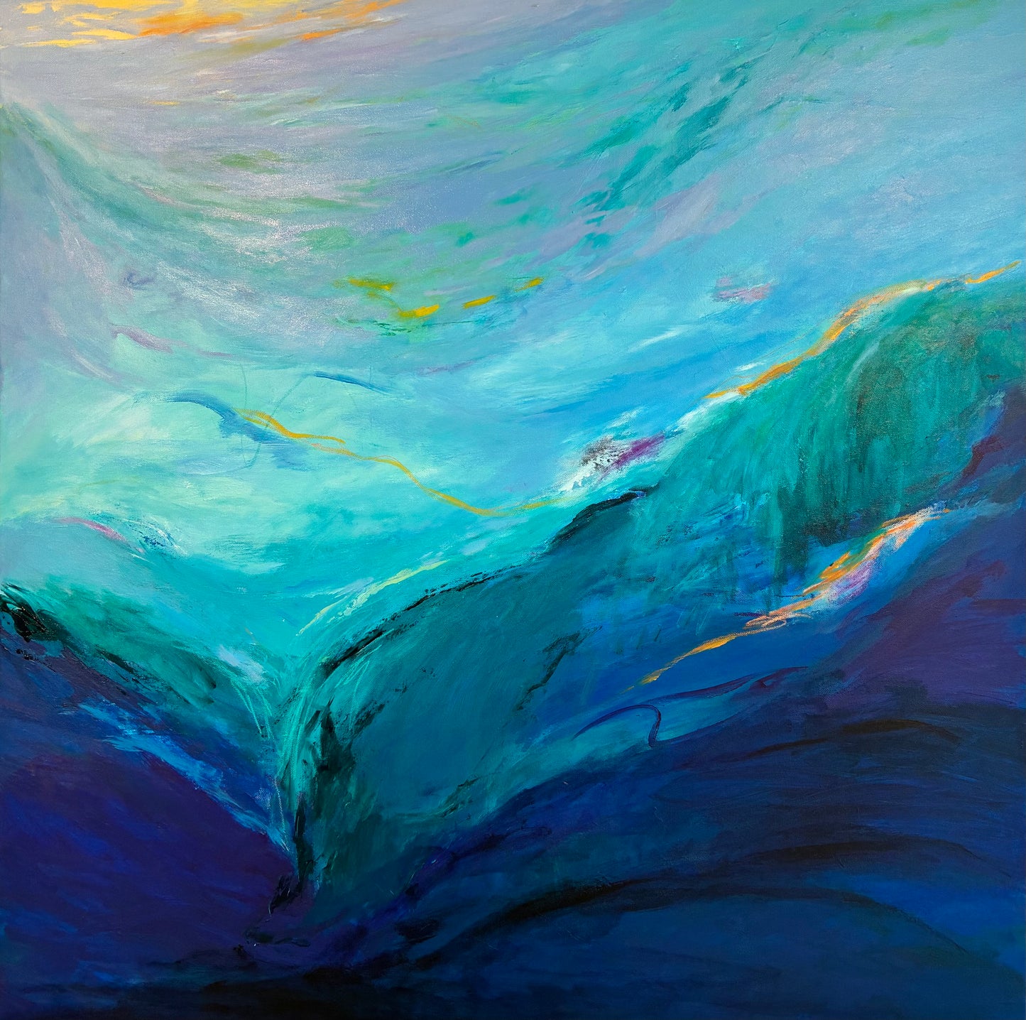 Into the sea