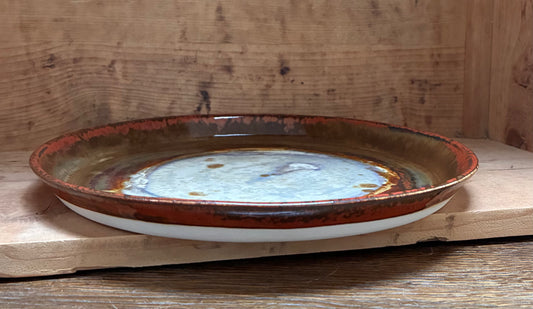 Unik håndmalet lille frokost tallerken