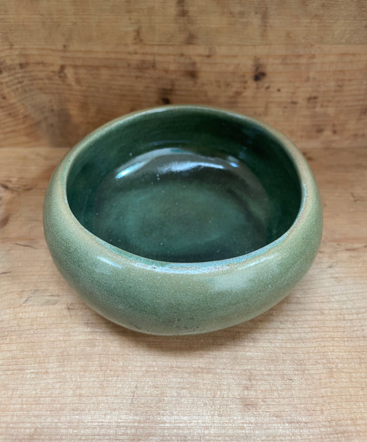 Blank grøn lille unika skål