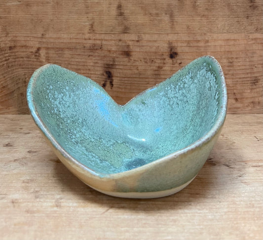 Kobbergrøn unika fyrfadslysestage