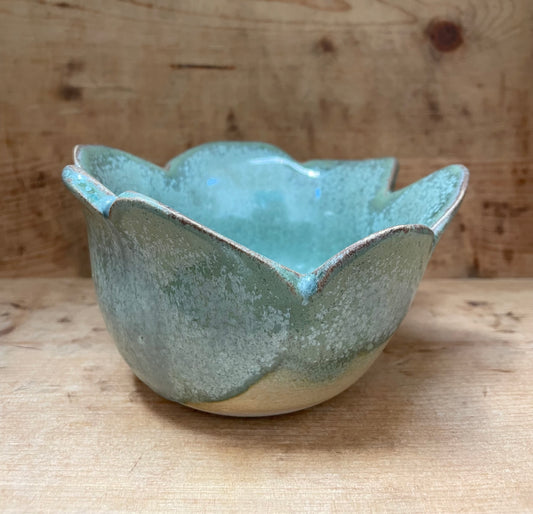 Kobbergrøn skål/vase
