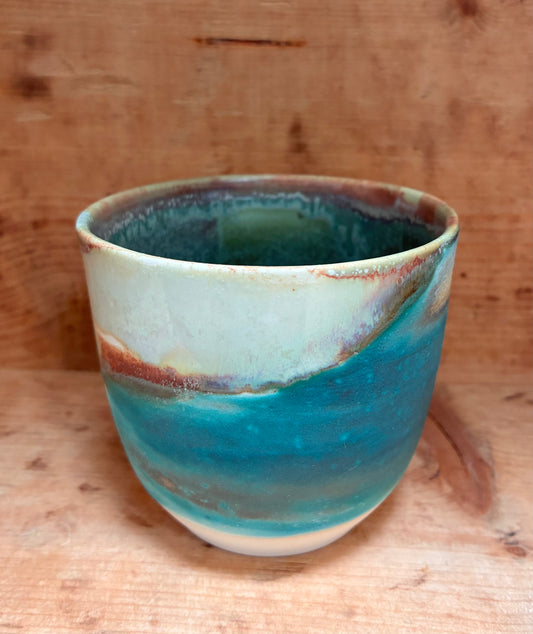 Unikt lille håndmalet krus