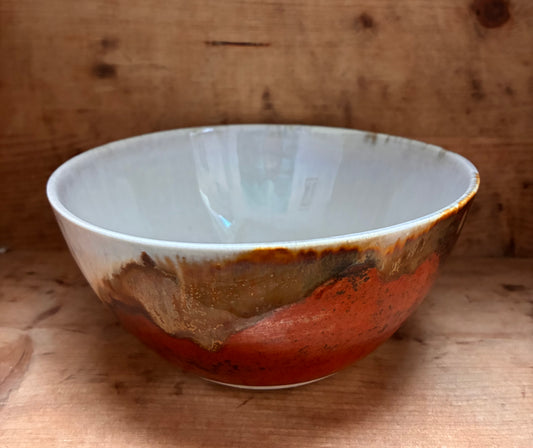 Unik håndmalet spiseskål