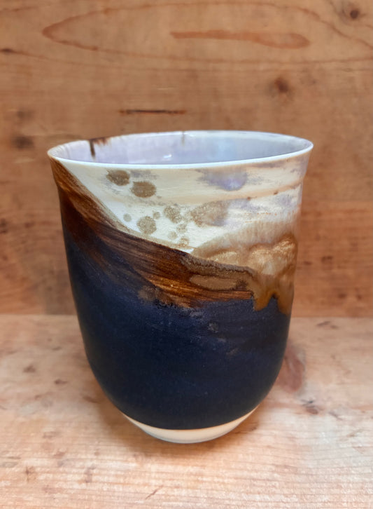 Unikt håndmalet stort krus