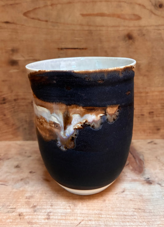 Unikt håndmalet stort krus