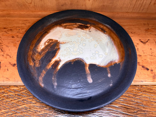 Unik håndmalet lille tallerken