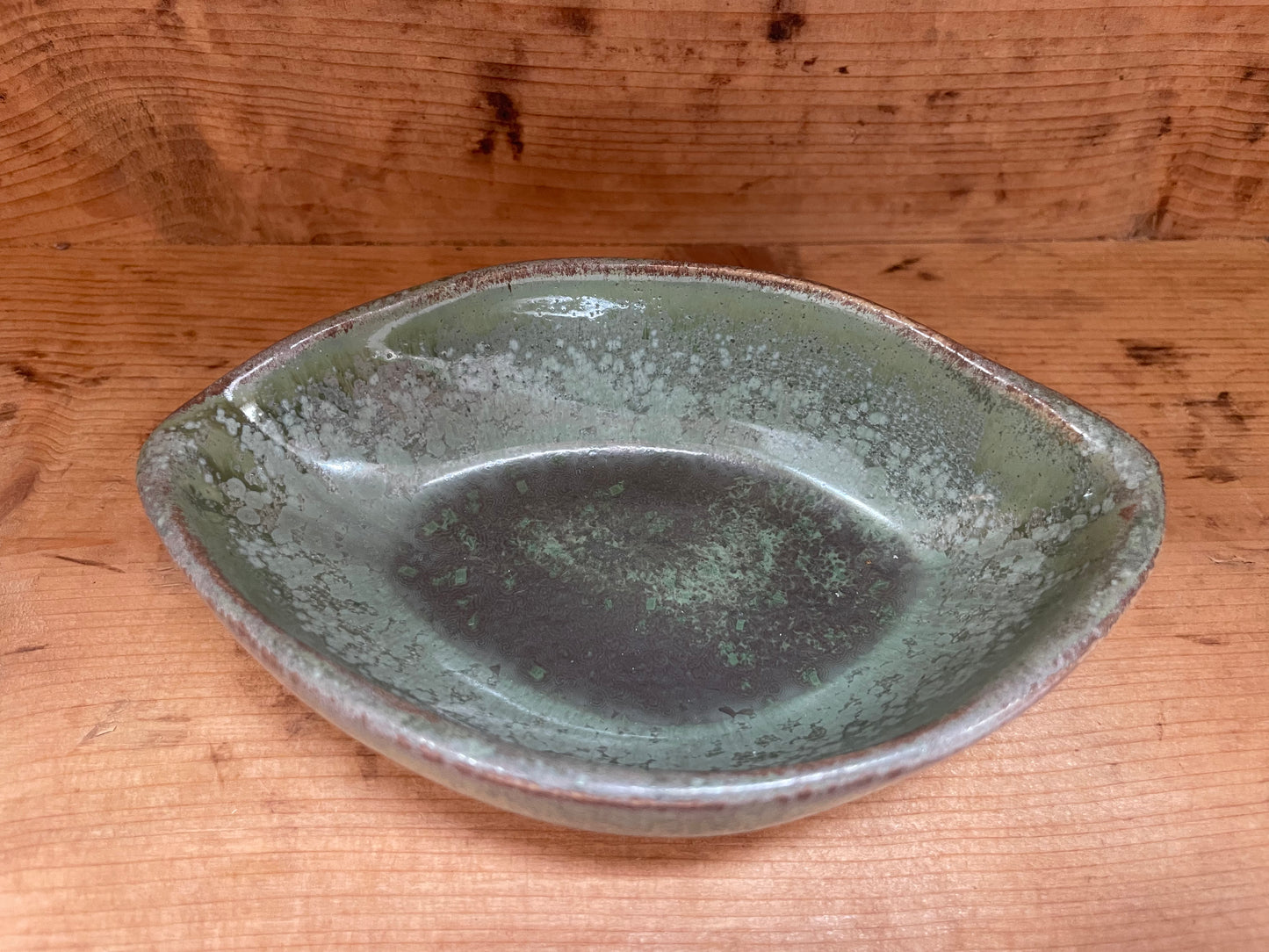 Unik kobbergrøn sæbeskål