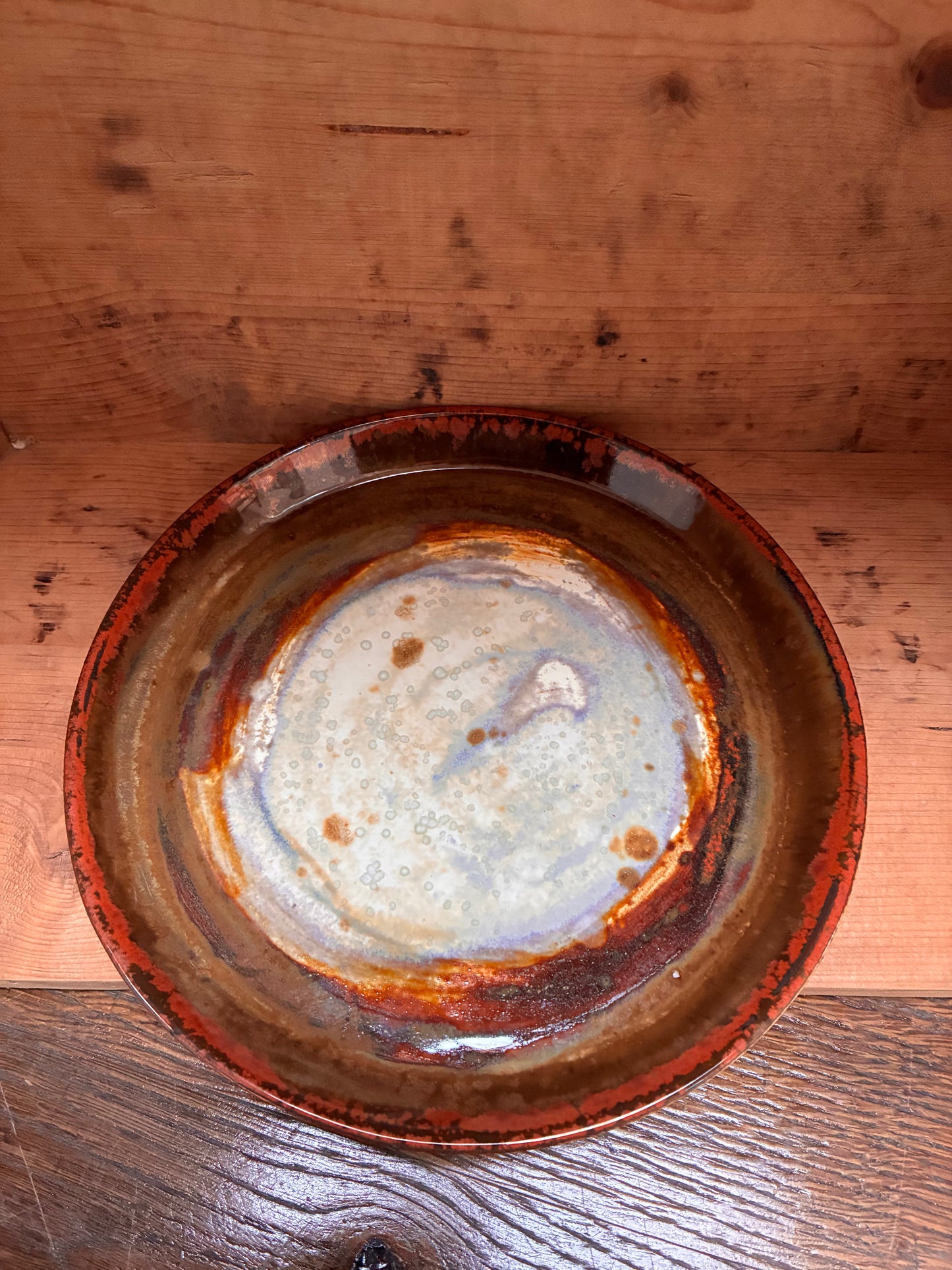 Unik håndmalet lille frokost tallerken