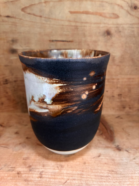 Unikt håndmalet stort landskabs krus